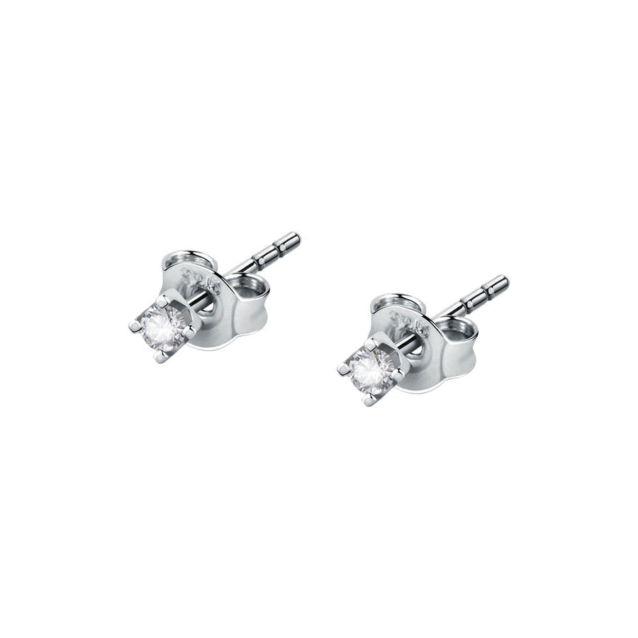 Woman Promessa Damore Diamonds 9K Earrings