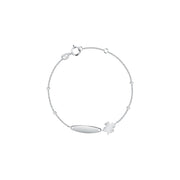 Kids B-Baby Gold Clover 9K Bracelet