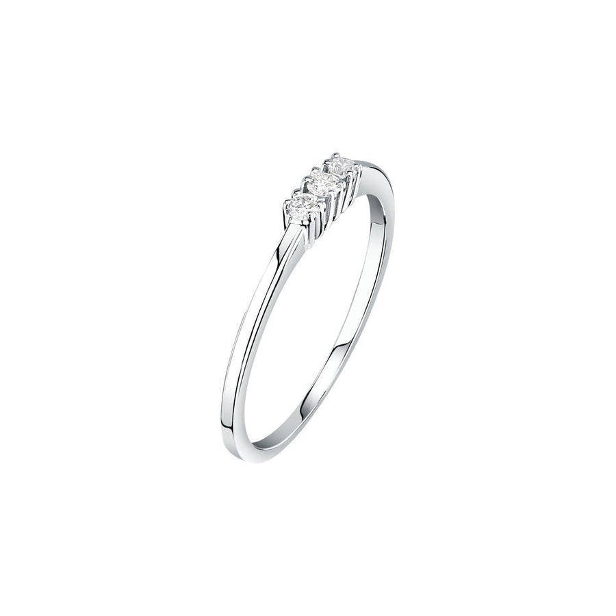 Woman Infinity Diamonds 9K Ring