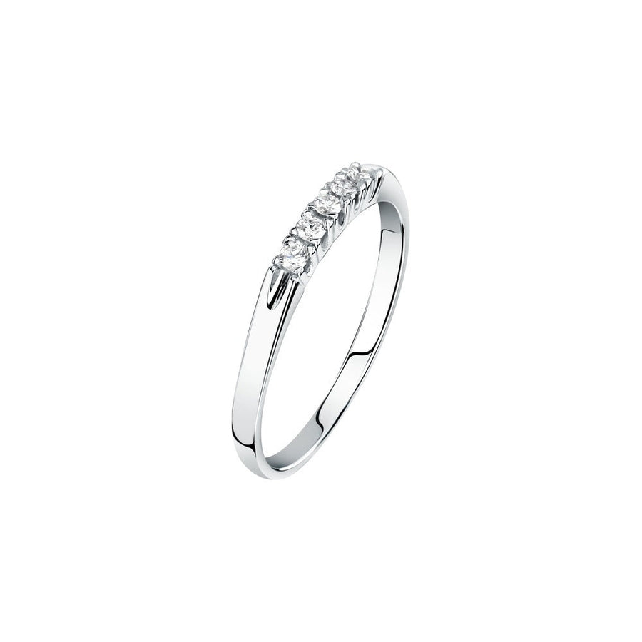 Woman Infinity Diamonds 9K Ring