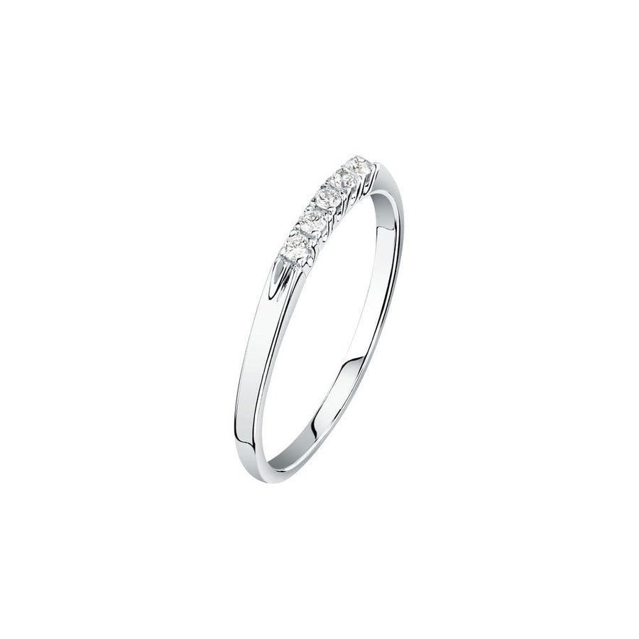 Woman Infinity Diamonds 9K Ring