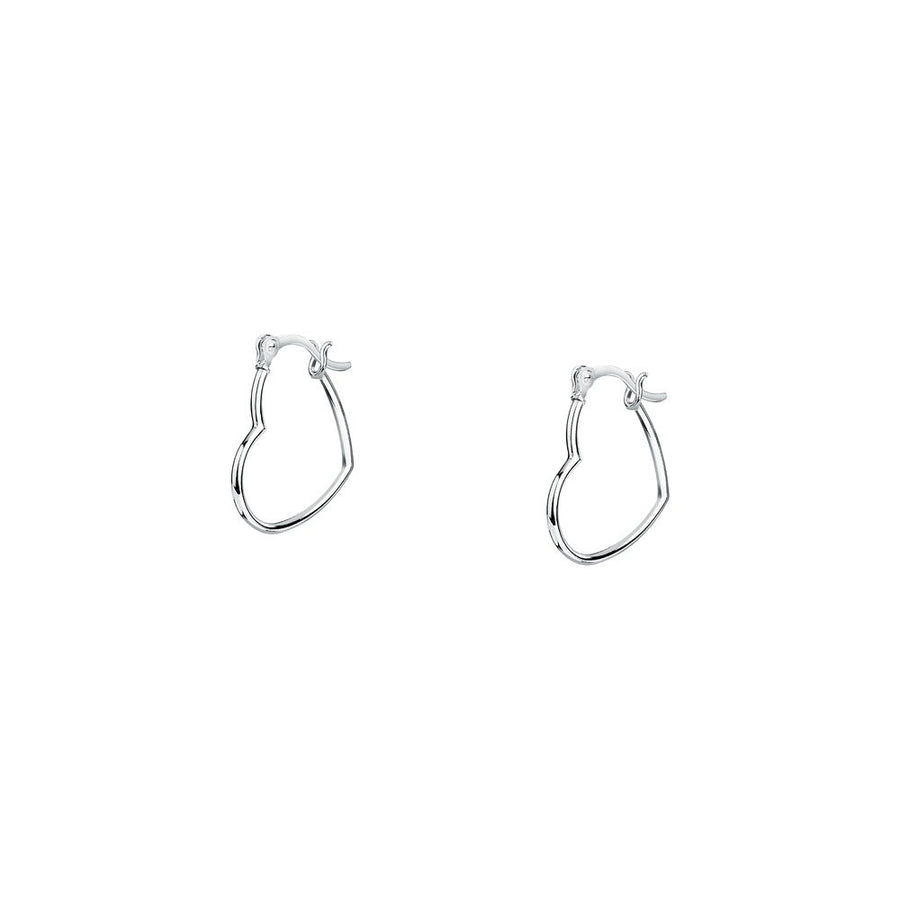 Woman Creole Gold Heart 9K Earrings
