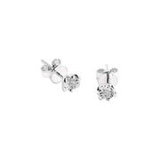 Woman Fior Di Loto Diamonds Lotus 9K Earrings