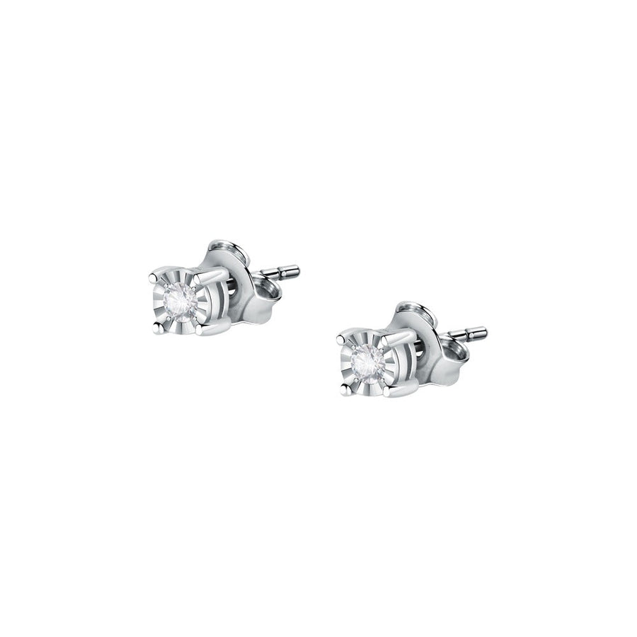 Woman Petite Etoile Diamonds 9K Earrings
