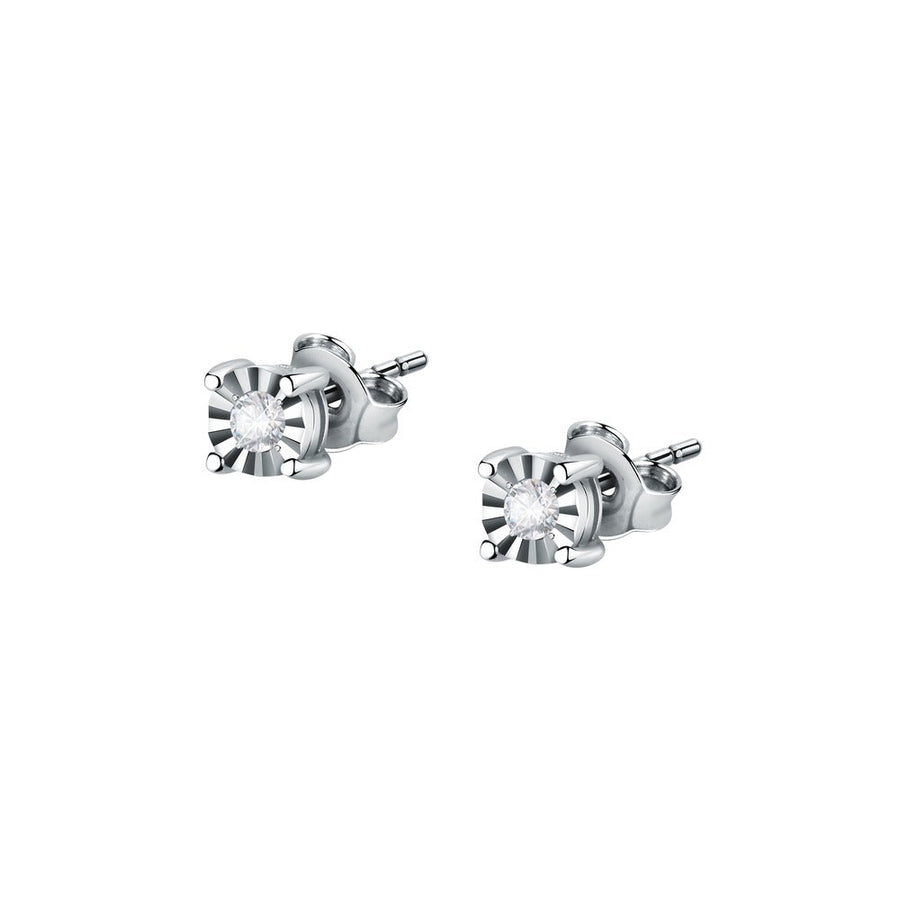 Woman Petite Etoile Diamonds 9K Earrings
