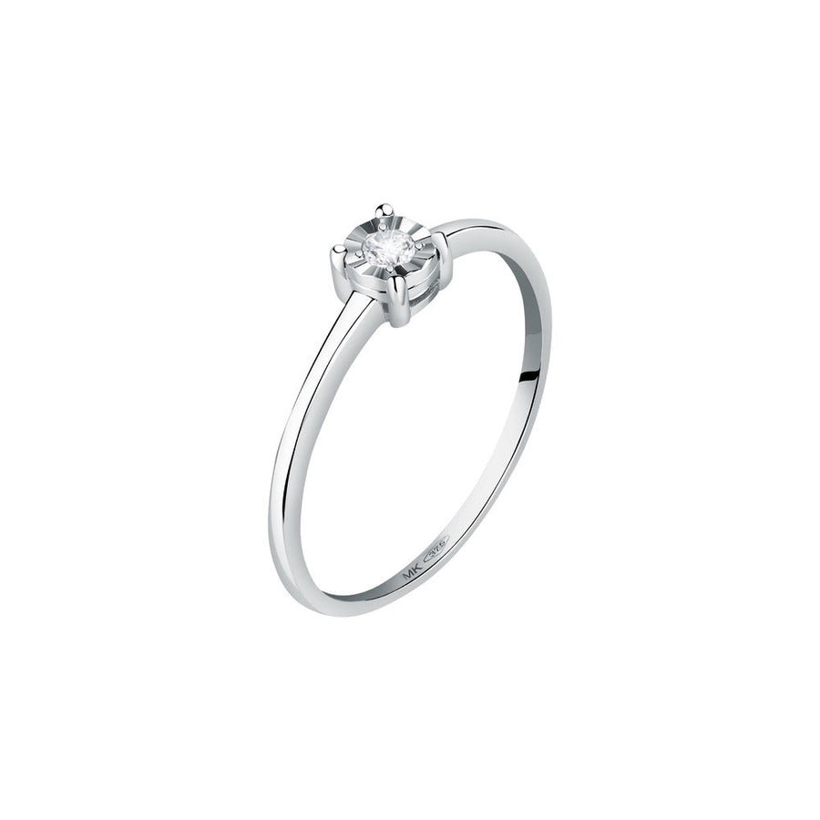 Woman Petite Etoile Diamonds 9K Ring