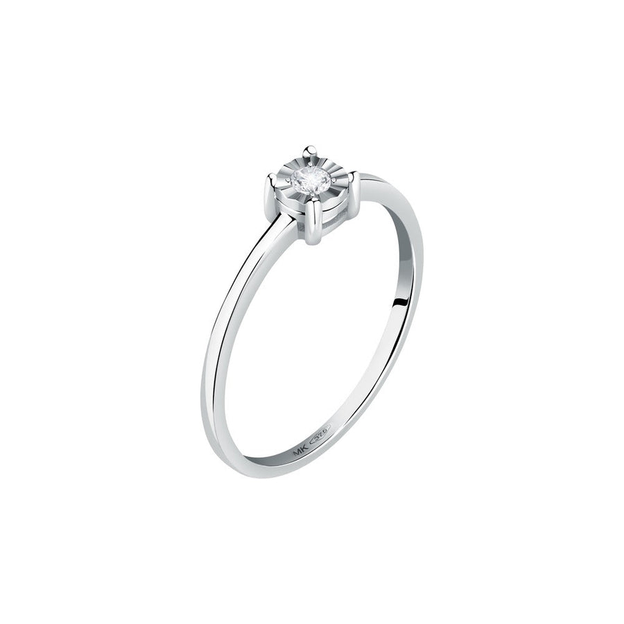 Woman Petite Etoile Diamonds 9K Ring