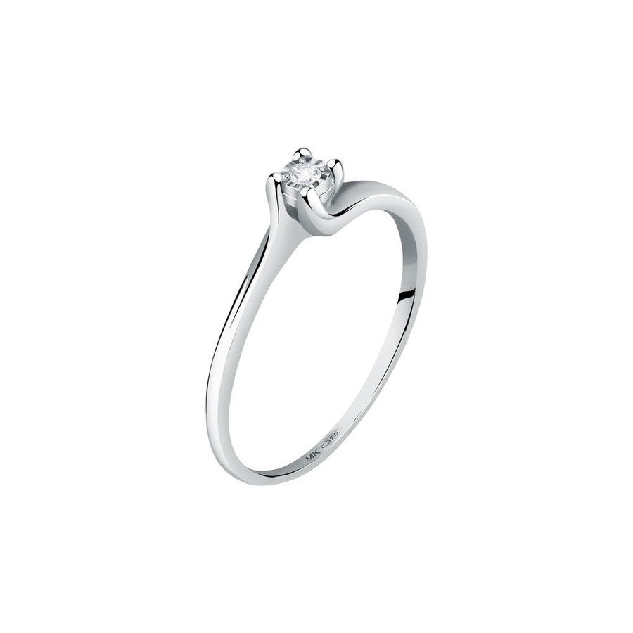 Woman Petite Etoile Engagement 9K Ring