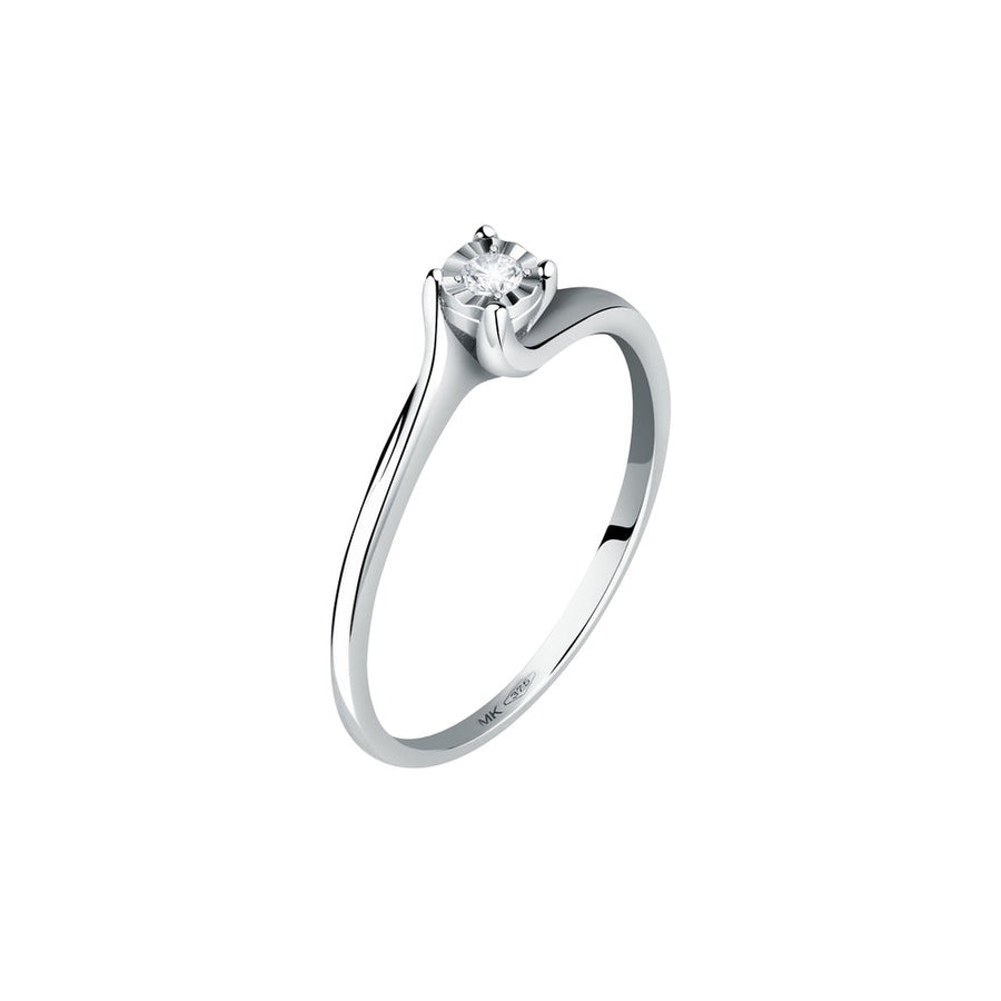 Woman Petite Etoile Diamonds 9K Ring