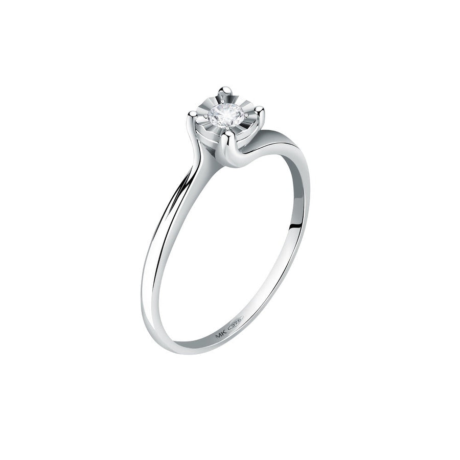 Woman Petite Etoile Diamonds 9K Ring
