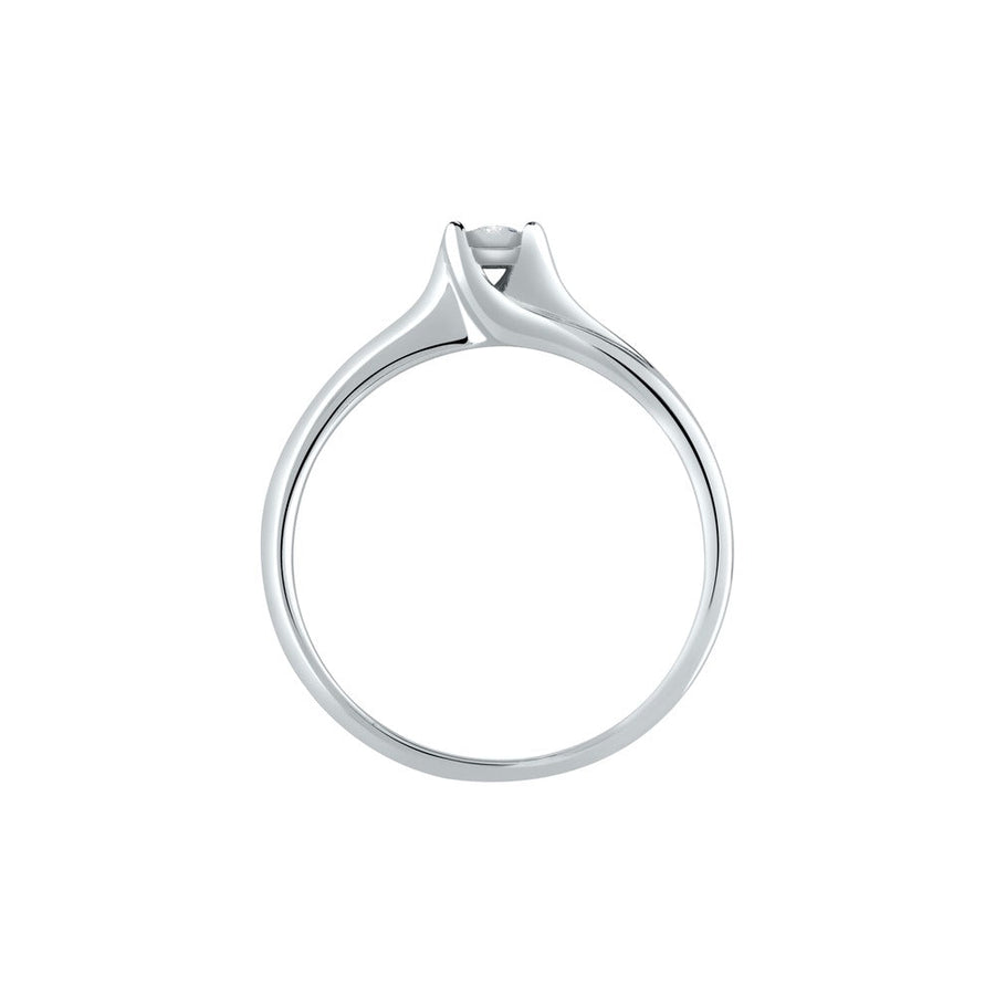 Woman Petite Etoile Diamonds 9K Ring