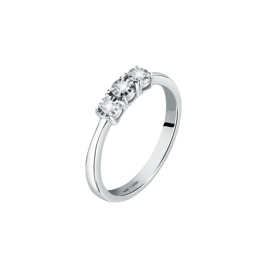 Woman Petite Etoile Diamonds 9K Ring
