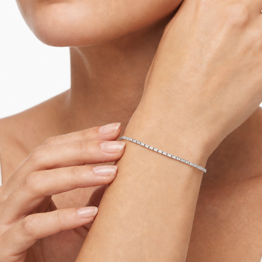 Woman B-Tennis Diamonds 9K Bracelet