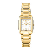 D'Amante Square Women's Watch – White Dial, 26.8×33.8 mm