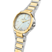 D'Amante Faceted Women's Watch – White Guilloche' Dial, 37 mm – view 3