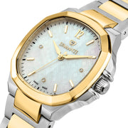 D'Amante Faceted Women's Watch – White Guilloche' Dial, 37 mm – view 4