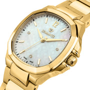 D'Amante Faceted Women's Watch – White Guilloche' Dial, 37 mm – view 4