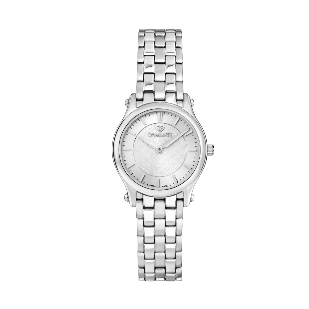 D'Amante Audacious Women's Watch – White Dial, 28×34 mm