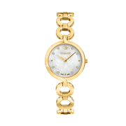 D'Amante Sinuous Women's Watch – White Dial, 39×30 mm