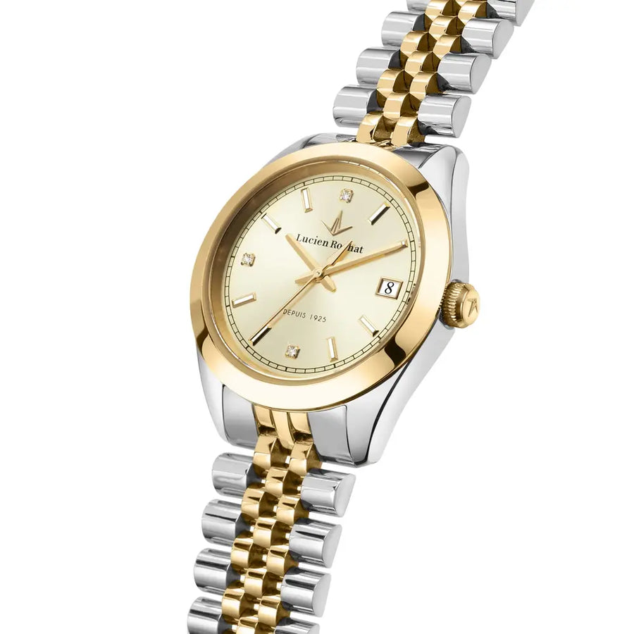 Lucien Rochat Madame Women's Watch – Gold Dial, Stainless Steel, 32 mm – view 4