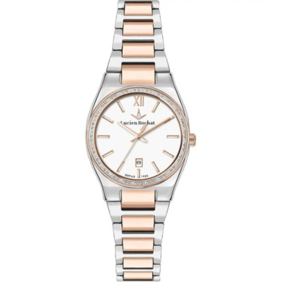 Lucien Rochat Avenue Women's Watch – White Dial, Stainless Steel, 31 mm