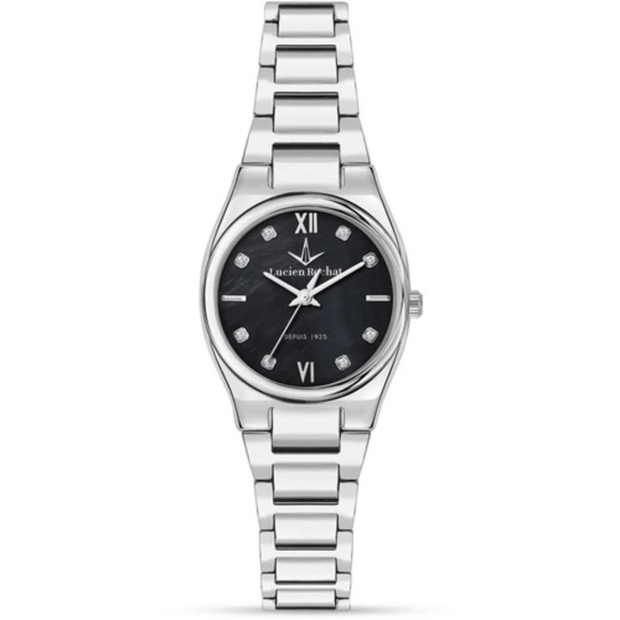 Lucien Rochat Avenue Women's Watch – Black Dial, Stainless Steel, 28 mm