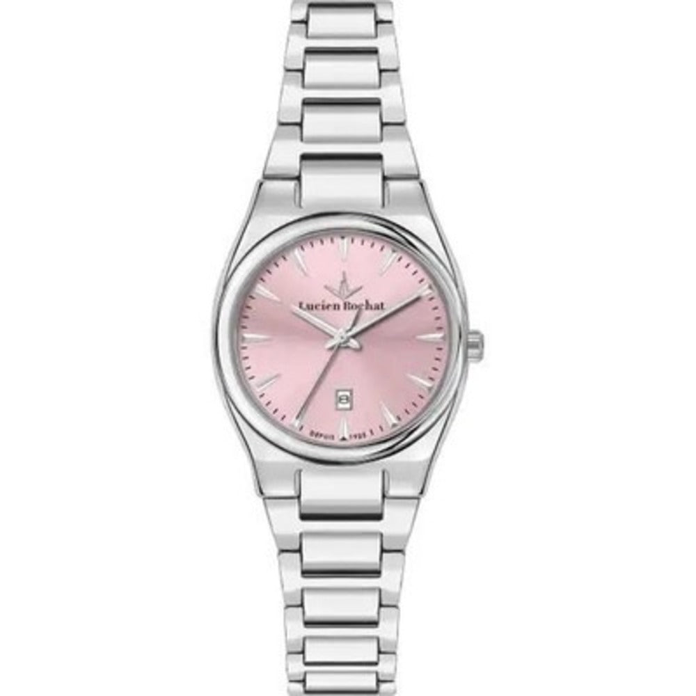 Lucien Rochat Avenue Women's Watch – Pink Dial, Stainless Steel, 31 mm