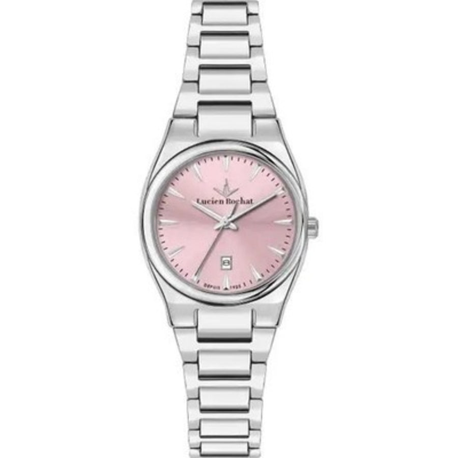 Lucien Rochat Avenue Women's Watch – Pink Dial, Stainless Steel, 31 mm