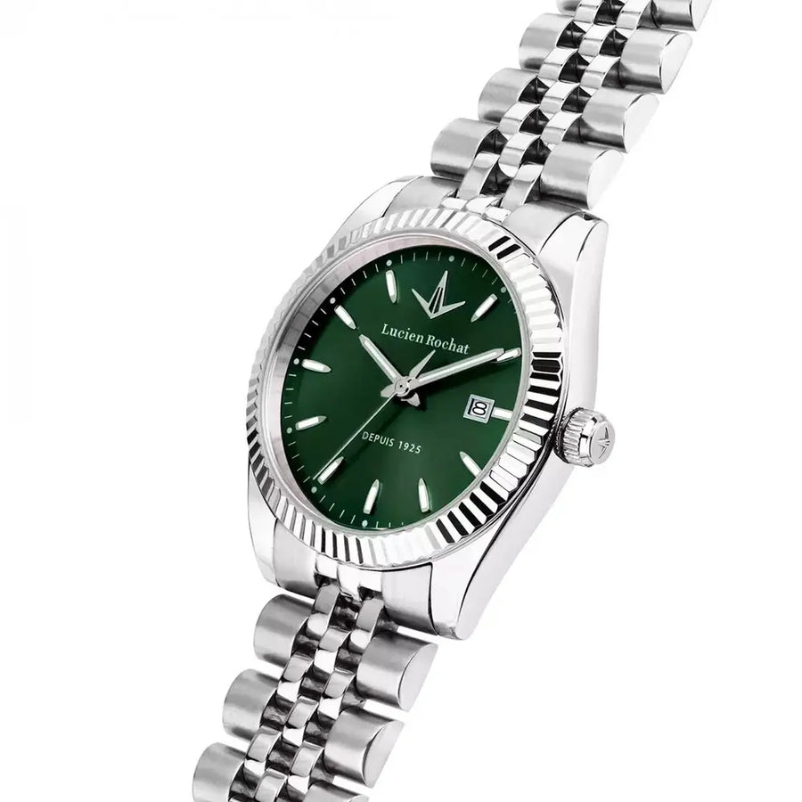 Lucien Rochat Bienne Women's Watch – Green Dial, Stainless Steel, 31 mm – view 4