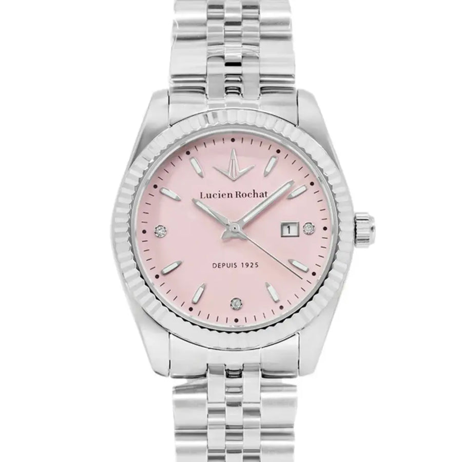 Lucien Rochat Bienne Women's Watch – Pink Dial, Stainless Steel, 31 mm – view 4