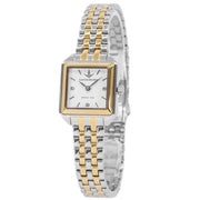 Lucien Rochat Aurorae Women's Watch – White Dial, Stainless Steel, 24×30 mm