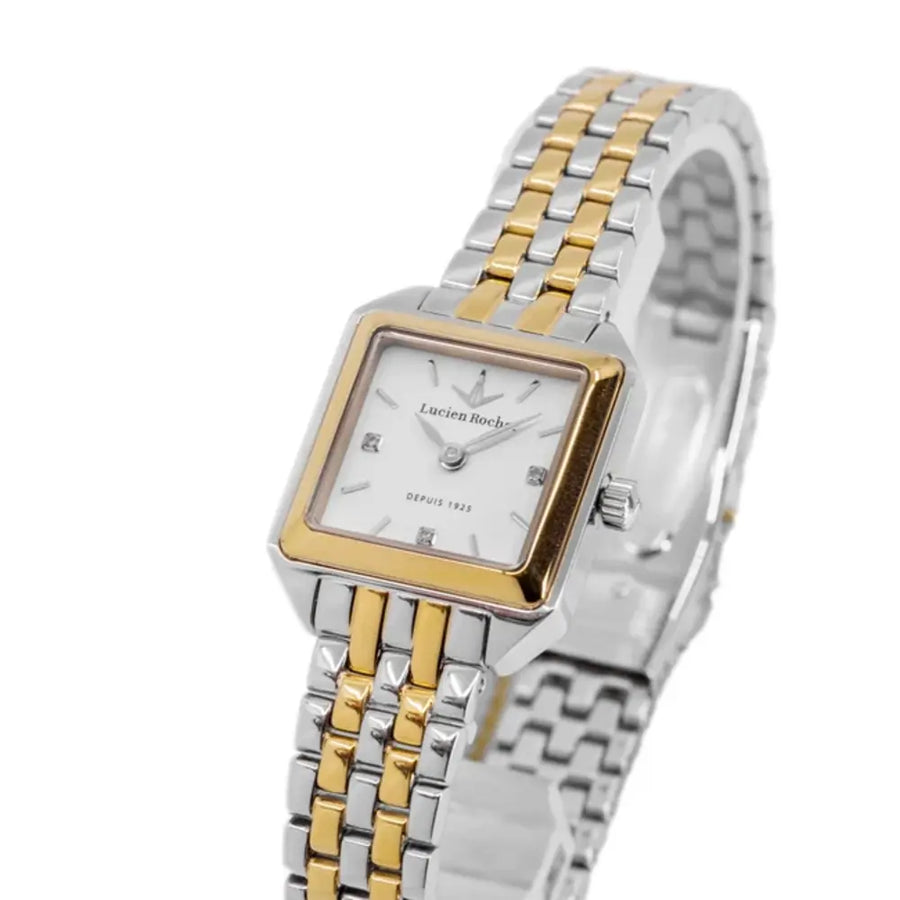 Lucien Rochat Aurorae Women's Watch – White Dial, Stainless Steel, 24×30 mm – view 3