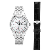 Philip Watch Museum Men's Watch – White Dial, Stainless Steel, 40 mm – view 3