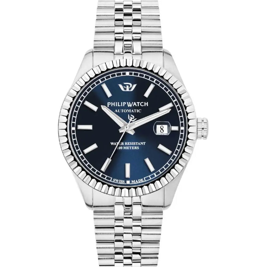 Philip Watch Caribe Men's Watch – Blue Dial, Stainless Steel, 41 mm – view 2