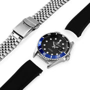 Philip Watch Caribe Men's Watch – Black Dial, Stainless Steel, 42 mm – view 4
