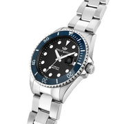 Philip Watch Caribe Men's Watch – Black Dial, Stainless Steel, 42 mm – view 4