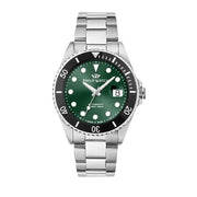 Philip Watch Caribe Men's Watch – Green Dial, Stainless Steel, 42 mm – view 4