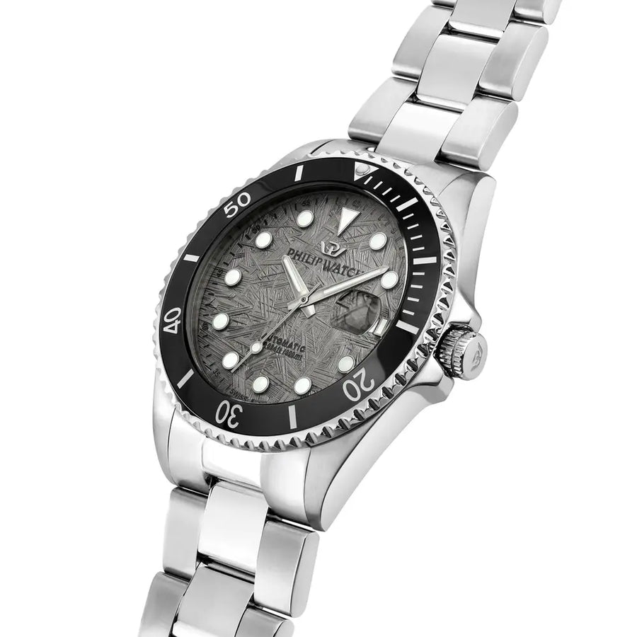 Philip Watch Caribe Men's Watch – Meteorite Dial, Stainless Steel, 42 mm – view 4