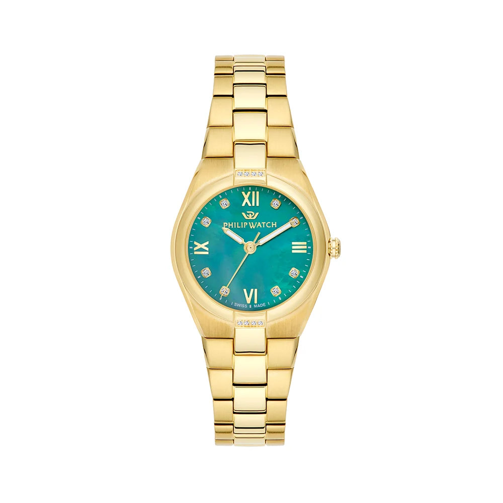 Philip Watch Timeless Women's Watch – Green Dial, 29 mm – view 2