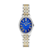 Philip Watch Ellipse Women's Watch – Blue Dial, Stainless Steel, 25 mm