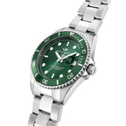 Philip Watch Caribe Men's Watch – Green Dial, Stainless Steel, 42 mm – view 3