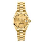 Philip Watch Caribe Women's Watch – Gold Dial, 31 mm