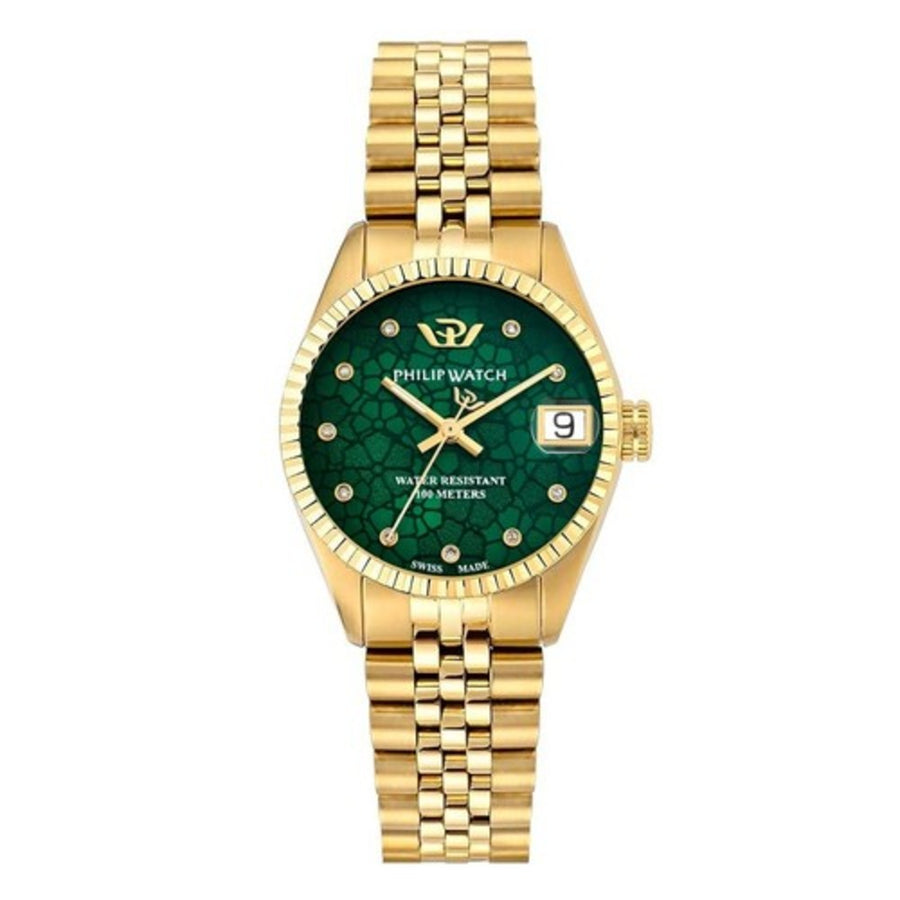 Philip Watch Caribe Women's Watch – Green Dial, 31 mm