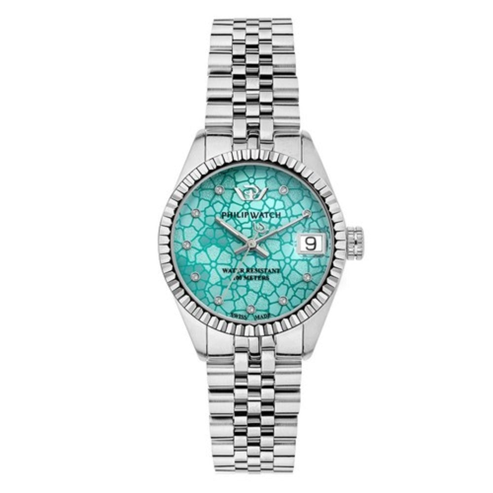 Philip Watch Caribe Women's Watch – Light Blue Dial, 31 mm