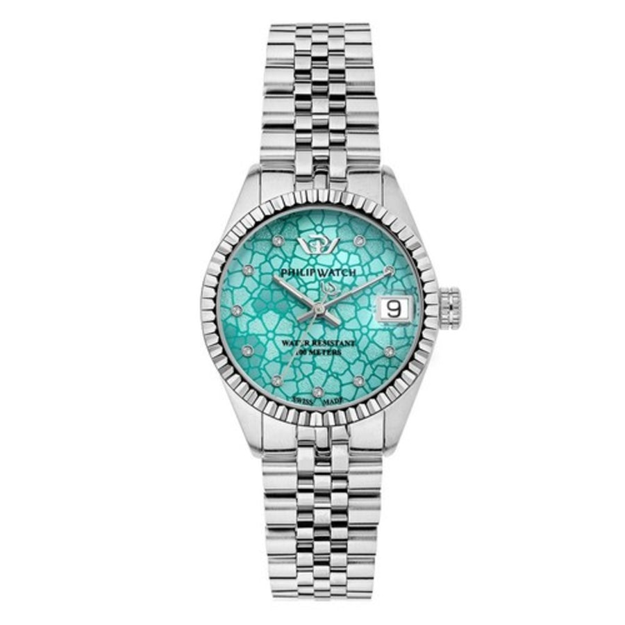 Philip Watch Caribe Women's Watch – Light Blue Dial, 31 mm