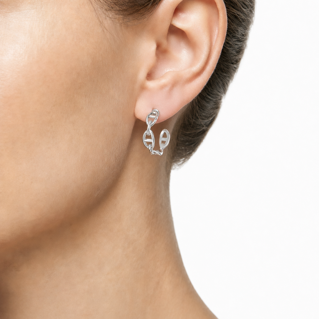 Woman Intreccio Bold Silver 925 Earrings