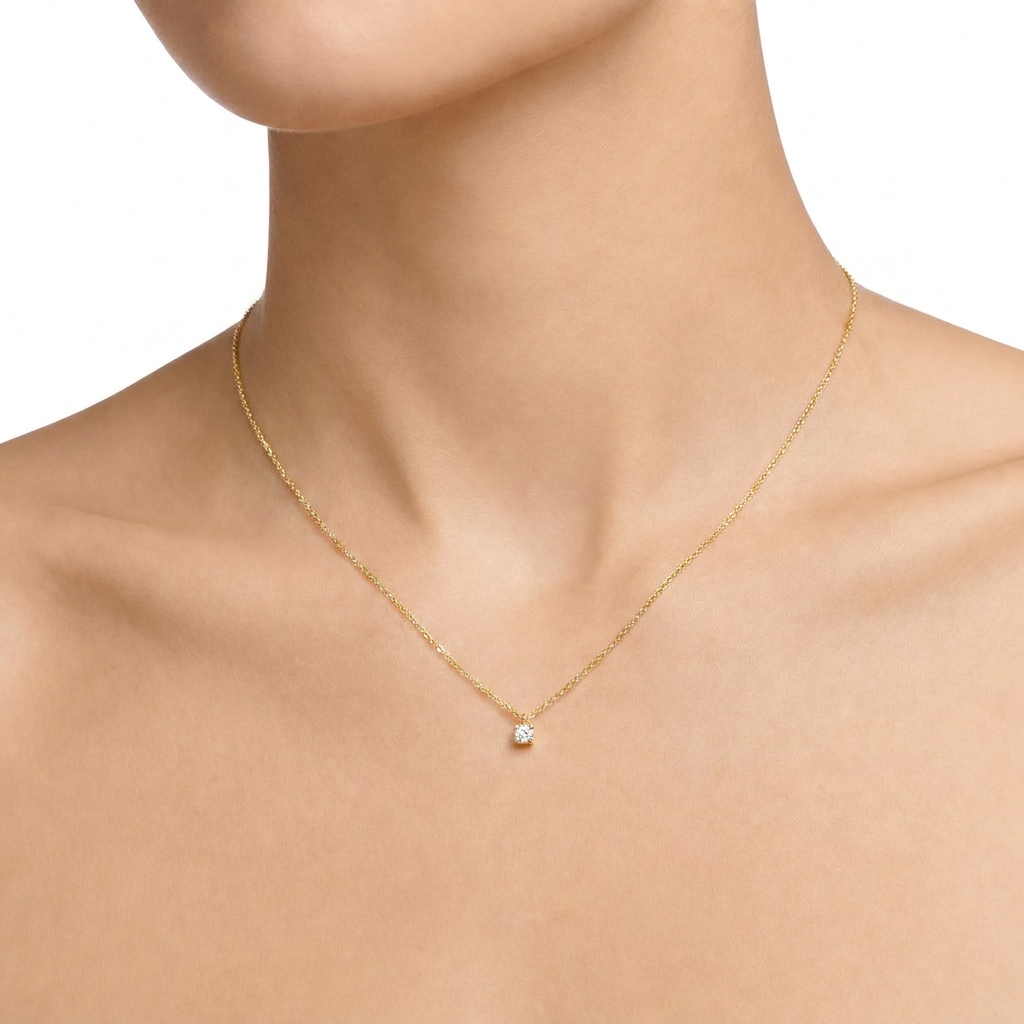 18K Gold Necklace – Diamond, 40+2 cm – view 3