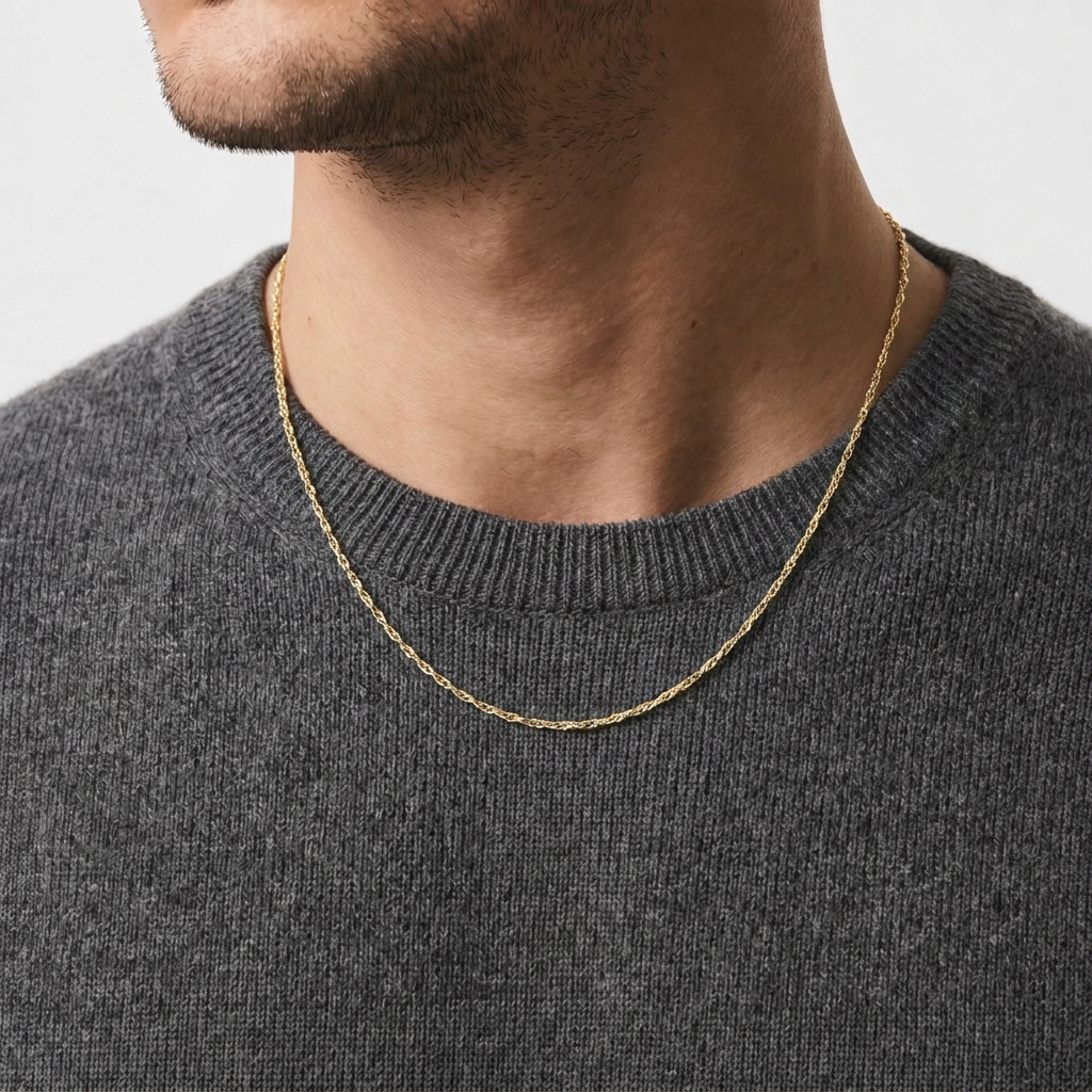 Man Singapore Gold Anniversary 9K Chain