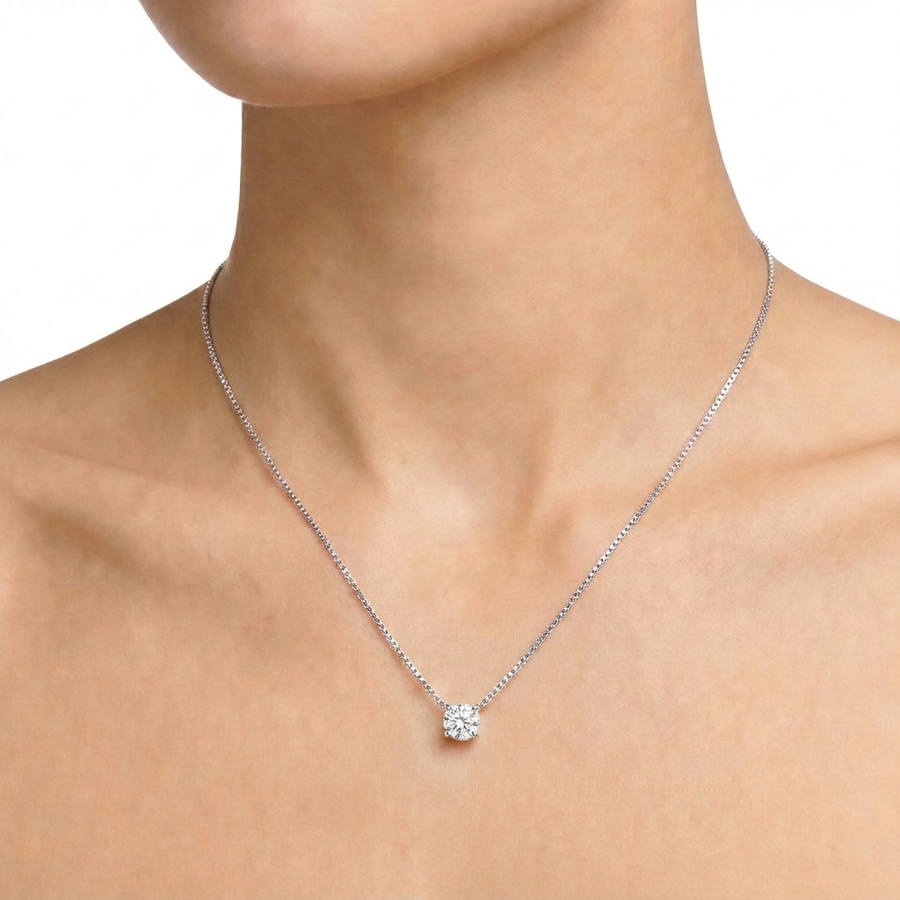 Woman B-Classic Silver 925 Necklace