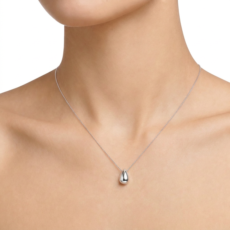 Woman Bold Trendy Steel Necklace